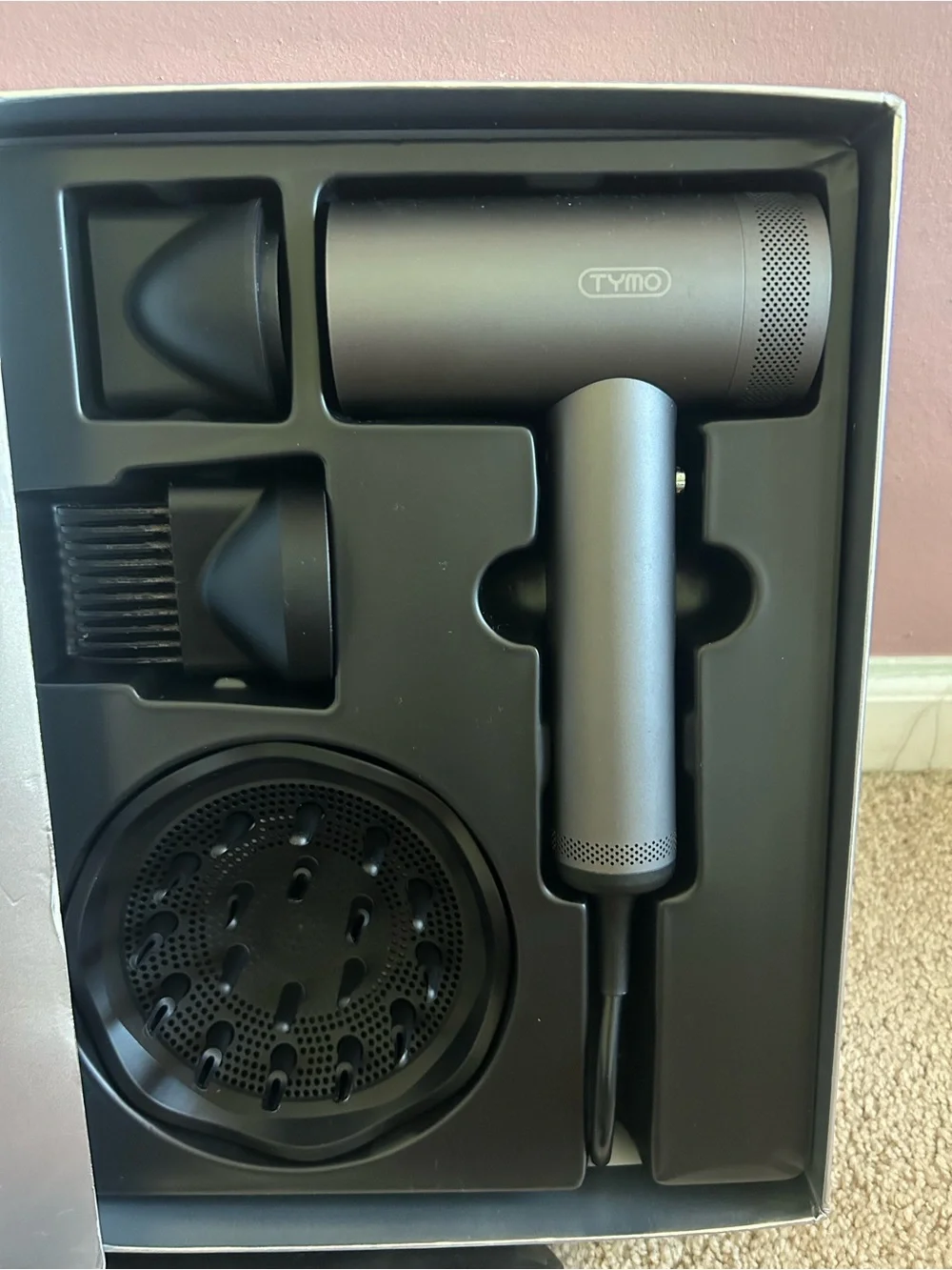 TYMO AIRHYPE Blow Dryer with Comb - 1500W Professional